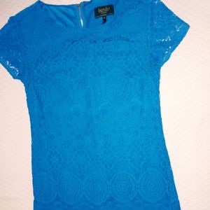 Nordstrom Blue lace dress